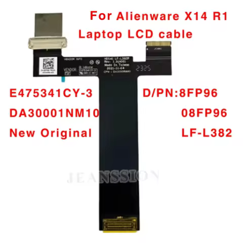 P/N: DA30001NM10 8FP96 Laptop LCD Display Cable For DELL For Alienware X14 R1 E475341CY-3 LF-L382P V