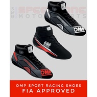 OMP Sport Race Boots / Racing Shoes - FIA Approved (Speedzone)
