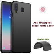 For Samsung Galaxy A8 Star 6.3 inch SM-G855F G885Y G885S G8858 Flexible TPU Minimalism Silicone Cover Fine Matte Finish Coating Anti-fingerprint Jelly Case