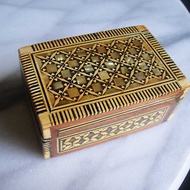 【老時光 OLD-TIME】早期二手西班牙拼木藝術珠寶盒