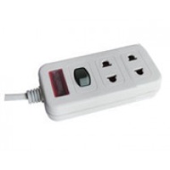 Powerpac 2-Pin Extension Socket 3Meter Cord with Safety Shutter Model: PP259N