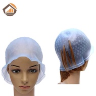CheeseArrow Silicone Hair Styling Coloring Cap + Hook Needle Color Dye Highlighting Dye Cap my