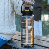 MY STOCK 1100ML 1500ML 2000ML 3000ML Large Capacity Sporty Water Bottle BPA Free with straw Bekas Ai