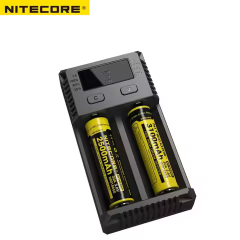 Nitecore New i2 Intelli Charger Universal Battery Charger for Ni-MH AA AAA Li-ion 26650 18650 16340 