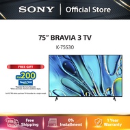 Sony BRAVIA 3 | 75" Inch TV | 4K HDR Processor X1™ | 4K Ultra HD | High Dynamic Range (HDR) | Smart 