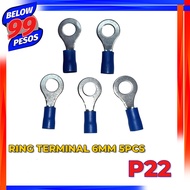 Below99pesos 5pcs Ring Terminal 6 mm