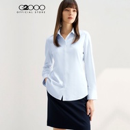 G2000 เสื้อเชิ้ตแขนยาวแบบทางการสำหรับผู้หญิง ทรง Slim Fit รุ่น 4122104370 BLUE