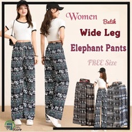 Seluar Panjang Gajah Perempuan Thailand Batik Elephant Long Pant Plus Size Unisex Women Thailand Bat