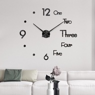 Hot Sale Acrylic Mirror Living Room Creative Wall Clock Product Decoration Super Large Size DIY Sticker