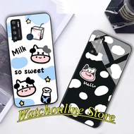 Milk Cow Glossy Cover Xiaomi mi 10t pro note 7 8 pro note 9s k20 mi 8 se mi 8 lite k30 pro note 9 pr