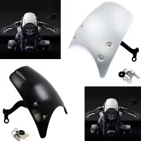 For BMW R NINE T NINET R9T R 9 T Racer Pure Urban scrambler 2014-2022 Motorcycle Windshield Aluminum