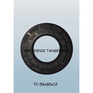 Oil seal TC 58x80x12 58 x 80 x 12 rubber Oil seal shock breaker 58 80 12