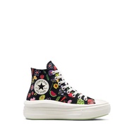 Converse CTAS Move Platform Festival Smoothie Women's Sneakers - Black/Egret/Green Beam