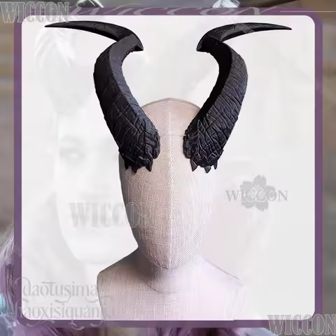Anime Game Bg3 Cosplay Alfira 3D Polylactic Acid Horn Props 코스프레 Furry Furrsuit Dragon Demon Headwea