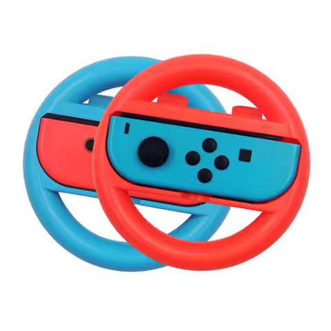 for NS Switch Joy-Con Steering Wheel Set Professional Simulate Racing Games Controller Joy-Con Handl