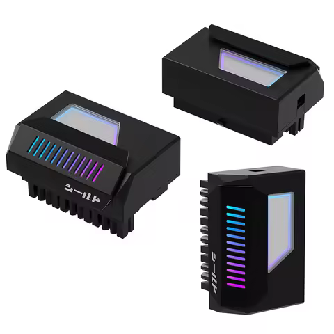 ATX 24 Pin To 180 Degree Power Plug Adapter with Infinity Mirror ARGB Light Mainboard Motherboard Po