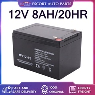 【COD】12V 8AH/20HR Shiwei Storage Battery UPS Battery 12V 8Ah 20hr 12 Volts 8 Ampere Rechargeable Val