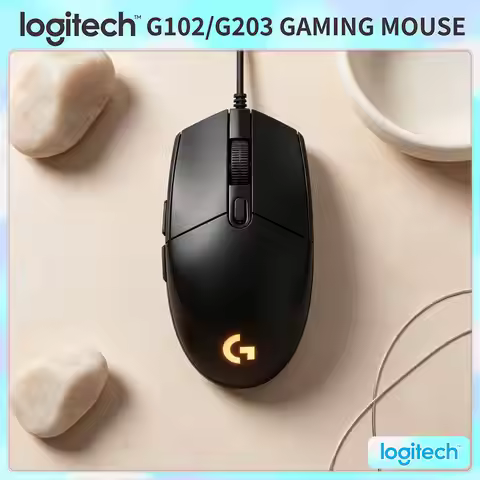 Logitech G102 Prodigy Wired Gaming Mouse 8000 DPI Adjustable RGB Lighting for Laptop Desktop Gaming