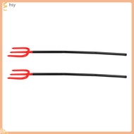 2pcs Devil Prop Costume 42.8 Inch Costume Adjustable Handle Detachable Demon Prop Toy Accessory For 