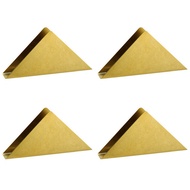 4X Gold Napkin Holder Steel Tissue Dispenser Paper NapkinVertical Napkin Holder for Dining Table Dec