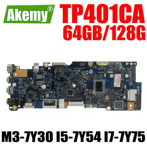 For ASUS VivoBook TP401CA TP401CA TP401CAE Mainboard TP401C Laptop Motherboard CPU M3 M5 M7 4GB 8GB 
