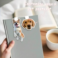 1/5/10Pcs Customizable Pet Photo Bookmark - Personalize With Your Pet's Photo, 4 Shape Options, 18x6