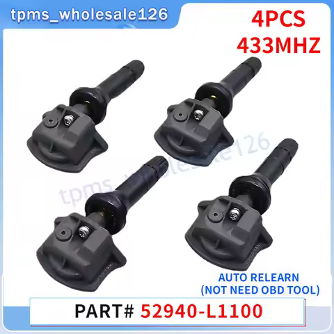 4PCS Tire Pressure Monitor Sensor 52940-L1100 For Hyundai Elantra [CN7] Ioniq 5 [NE] Sonata [DN8] Ki