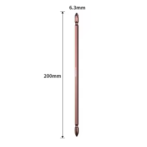 Ph2 Electric Screwdriver Bit 1pc Alloy Steel Double Head Cross Electric Screwdriver Hand Tool