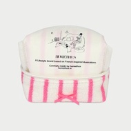 Stripes Terry Pouch (Pink Stripes)