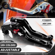 For Honda ADV 350  ADV350 Brake Lever Set Adjustable Folding Handle Levers Click Motorcycle Accessories Parts