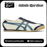 TIGER MEX ICO 66 SNEAKERS SHOES FOR MEN OR WOMEN CREAM/GREY-FLOSS Running Shoes