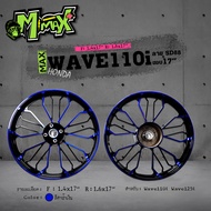 wave 110i 125i CZI เวฟปลาวาฬ LED ลาย SD88 ขอบ 17" ( 1คู่ )