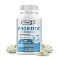 Alliwise Probiotics for Women Men 300 Billion CFU Organic Probiotic with Prebiotics Daily Probiotic Supplement for Digestive Gut Immune and Bloating Health