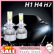 [SALI] 2Pcs C6 H1/H4/H7 Car LED Headlight Bulb 6000K Super Bright Light Driving Lamp