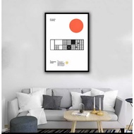 THE EAMES HOUSE WALL DECORATION POSTER - WALL DISPLAY DECORATION