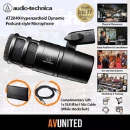 [LIMITED STOCK OFFER] Audio Technica AT2040 Hypercadioid Dynamic Podcasting Microphone麦克风