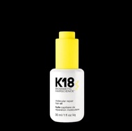 K18 molecular repair hair oil 10 30 ML.ออยบำรุงเส้นผม และ กันความร้อน สำหรับผมเสีย
