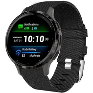 [Lamshaw] for Garmin Venu 3S スマートウォッチ, ナイロン 交換バンド 柔らか ベルト Garmin Venu 3S 41mm /Garmin Venu 2S / Fore