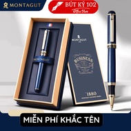 Genuine MONTAGUT 201 premium signature pen, engraved with name upon request, given card as a teacher