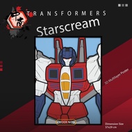 Transformers Starscream 3D Multilayer Poster