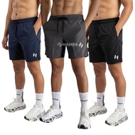 Hamra Sport Wear - Soft Grey Running Gym Shorts BS 02