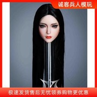 【我要曝光】💝現貨YMTOYS 1/6 植發美女頭彫 橙 YMT049 適合苞嘐女囌體兵人