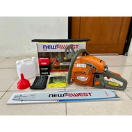 MESIN CHAINSAW 688i NEW WEST WOOD CUTTING MACHINE SAW NEW WEST 688i FULLSET BAR 22 INCH LENGTH 55CM 