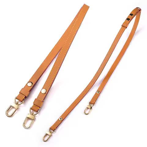 Genuine Vachetta Leather Strap for DAUPHINE Real Natural Vachetta Leather Lace for LV Noe Bucket BB 