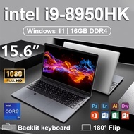 15.6" Intel Core i9 8950HK  Laptop Computer Windows 11 Pro 16GB DDR4 1TB SSD Fingerprint Unlock Note