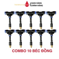 Combo of 10 copper mist nozzles with free T-connector tube 8 - MHL