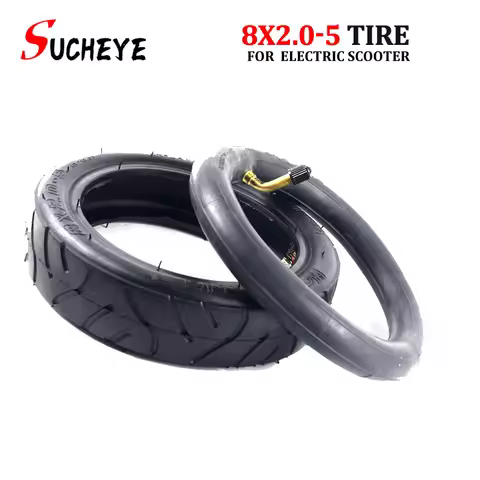 8 inch 8X2.0-5 Pneumatic Tire Inner Tube Outer Tyre for Electric Scooter Baby Trolley 8x2.0-5