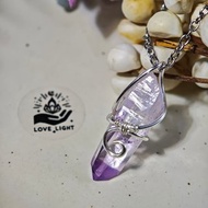 克魯茲紫水晶項鍊 銅線手作