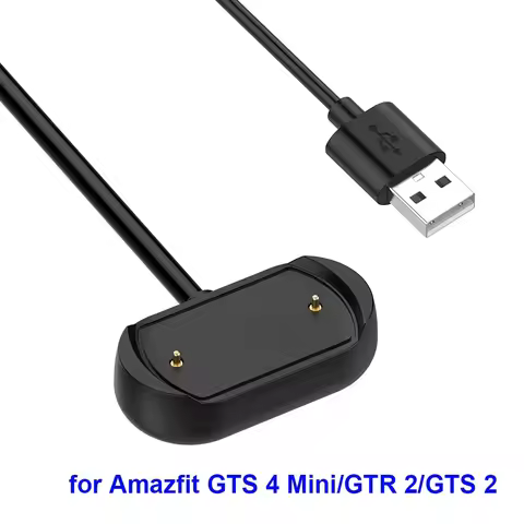 Charger for Amazfit Bip 3/ Bip 3 Pro/ GTS 4 Mini/ Bip U Pro/GTS 2/ GTR 2/ GTS2 Mini/ GTS 2e/ T-Rex P