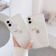 Iphone 12Pro/max 12mini 12 11 11 Pro 11 Pro Max X Xs Xr Xs Max 7 8 Plus Clear Soft Cellphone Smile Happy Luck Case Cover Shell